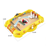 BowlGliss – Jeu 2 en 1 Bowling & Curling pour Enfants et Famille