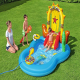 SlidePool: Piscine Gonflable pour Enfants avec Toboggan et Accessoires