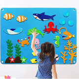 OceanWallMat : Tapis en Feutrine Montessori