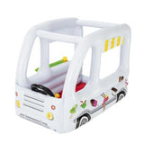 SweetVan Aventure – Aire de Jeu Gonflable Camion Glaces avec Balles et Accessoires