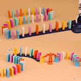 DominoRocket : Train de Dominos Automatique avec 200 Pièces