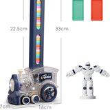 DominoRocket : Train de Dominos Automatique avec 200 Pièces