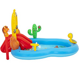 SlidePool: Piscine Gonflable pour Enfants avec Toboggan et Accessoires