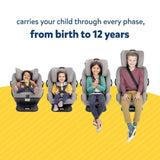 ChildSeat Noir et Gris : Siège Auto Isofix Ajustable