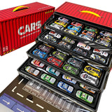 ContainerCars – Coffret avec 48 Mini Voitures Métalliques