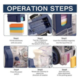 DominoRocket : Train de Dominos Automatique avec 200 Pièces