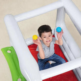 SweetVan Aventure – Aire de Jeu Gonflable Camion Glaces avec Balles et Accessoires