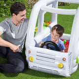 SweetVan Aventure – Aire de Jeu Gonflable Camion Glaces avec Balles et Accessoires