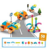 MagneticTrack : Ensemble de Jouets Magnétiques de Construction