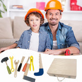 BOITE A OUTILS EN BOIS CARPENTER 8 Pièces - Kidcado magasin de jeu et jouet Maroc