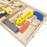 BOITE A OUTILS EN BOIS CARPENTER 8 Pièces - Kidcado magasin de jeu et jouet Maroc