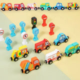 WoodenMagnetTrain : Train Magnitique en bois