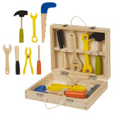 BOITE A OUTILS EN BOIS CARPENTER 8 Pièces - Kidcado magasin de jeu et jouet Maroc