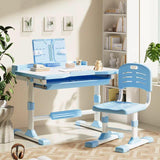 TaskDesk : Bureau et Chaise Réglables : Confort et Organisation pour Enfants