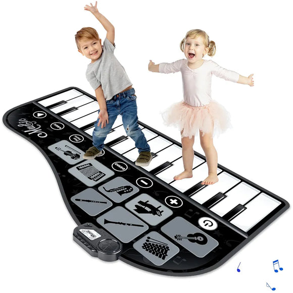 PianoMat : Tapis Musical et de Danse pour Enfants – Amusement Assuré