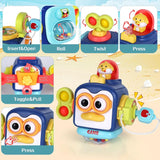 BusyCube : Jouet d’Éveil Éducatif et Sensoriel pour Tout-Petits
