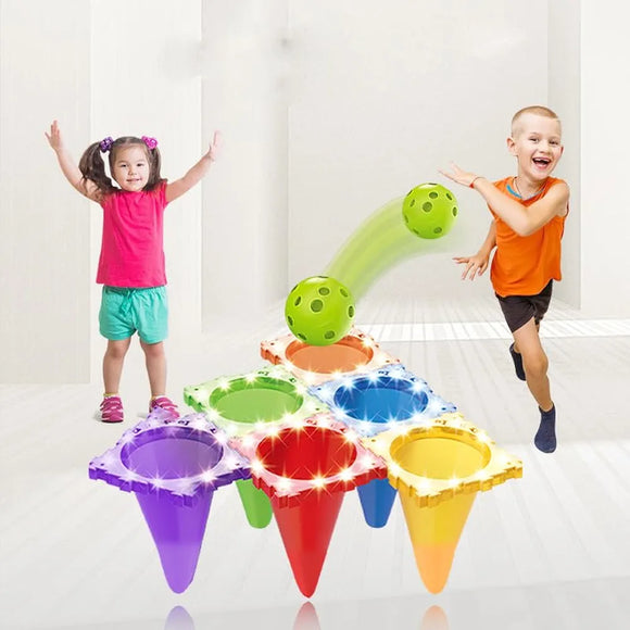JoyToss : Ensemble de Jeux de Lancer Lumineux 3 en 1 pour Enfants