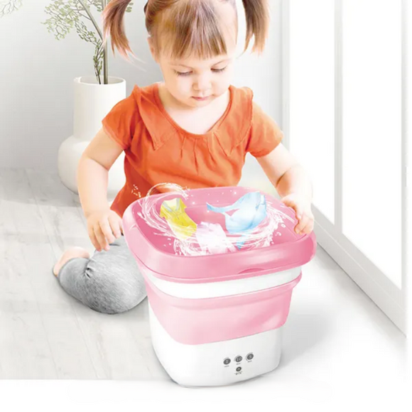 FoldWash :  Mini machine à laver pliable, compacte et facile à utiliser