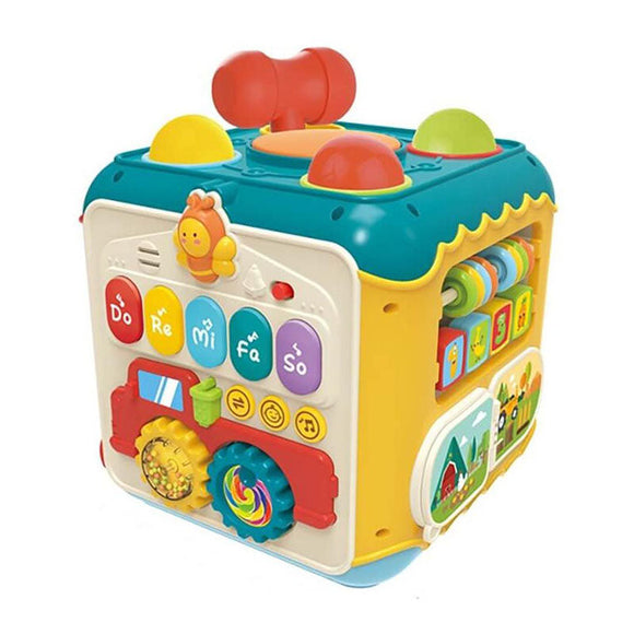 WonderBox : Cube d’Activités 7 en 1 – Éveil et Jeux pour Bébé