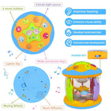 SpinJoy : Jouet Bébé avec Animaux Rotatifs & Musique Enchantée