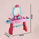 GlamVanity : Coiffeuse Enfant avec Miroir Lumineux & Accessoires