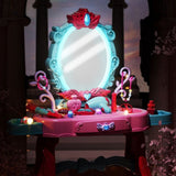 GlamVanity : Coiffeuse Enfant avec Miroir Lumineux & Accessoires