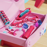 GlamVanity : Coiffeuse Enfant avec Miroir Lumineux & Accessoires