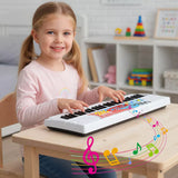 KidKeys : Piano Électronique 49 Touches pour Enfants avec Micro