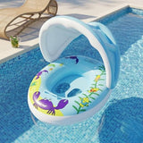 SunnyFloat : La Bouée Bébé avec Pare-Soleil pour des Baignades Sereines