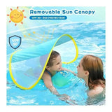 Swimsy : La Bouée Bébé Ergonomique avec Pare-Soleil Amovible