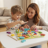 PlayBoard : Tableau d'Activités Montessori en Bois pour Enfants