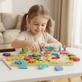 PlayBoard : Tableau d'Activités Montessori en Bois pour Enfants