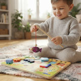 PlayBoard : Tableau d'Activités Montessori en Bois pour Enfants