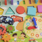 PlayBoard : Tableau d'Activités Montessori en Bois pour Enfants