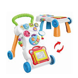 BabyStep 2-en-1 : Trotteur Évolutif avec Table de Jeux
