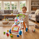 BabyStep 2-en-1 : Trotteur Évolutif avec Table de Jeux