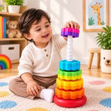 Stacker : Jeu d’Empilage Rotatif et Éveil Créatif pour Enfants