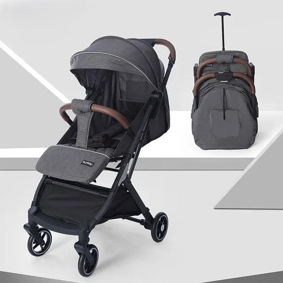 LightStroller - Gris : La Poussette Légère et Pliable pour Tous les Déplacements