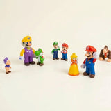 MarioTeam : Pack de 8 Figurines Super Mario et Friends