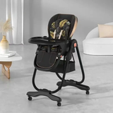 ElegantChair Noir : Chaise Haute Bébé Pratique, Ergonomique et Sécurisée