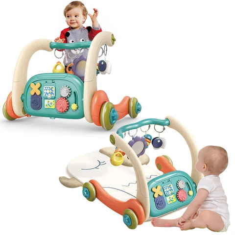 PlayHub - Tapis d'éveil et Trotteur pour Bébé