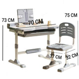 TaskDesk : Bureau et Chaise Réglables : Confort et Organisation pour Enfants