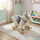 Horsey : Chaise à Bascule en Peluche – Confort et Sécurité Enfant