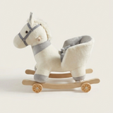 Horsey : Chaise à Bascule en Peluche – Confort et Sécurité Enfant