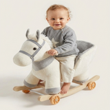 Horsey : Chaise à Bascule en Peluche – Confort et Sécurité Enfant