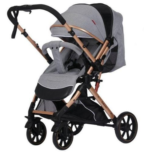Strollvia : Poussette Réversible Premium -  Confort et Sécurité pour Bébé