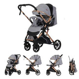 Strollvia : Poussette Réversible Premium -  Confort et Sécurité pour Bébé
