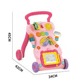 MusicWalker Rose : Le Trotteur Éducatif 2-en-1 pour Bébé