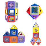 MagneticPawPatrol : Jeu de Construction Magnétique Pat'Patrouille 28 Pièces