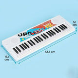 KidKeys : Piano Électronique 49 Touches pour Enfants avec Micro